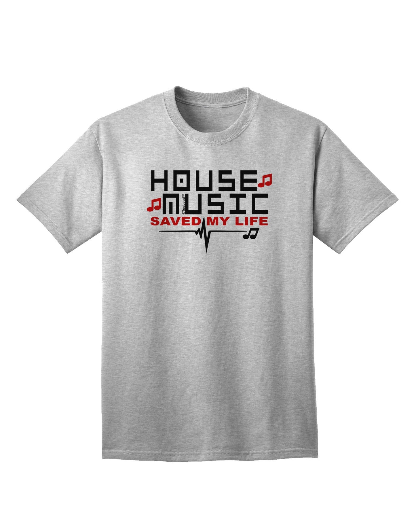House Saved My Life Adult T-Shirt-Mens T-Shirt-TooLoud-AshGray-Small-Davson Sales
