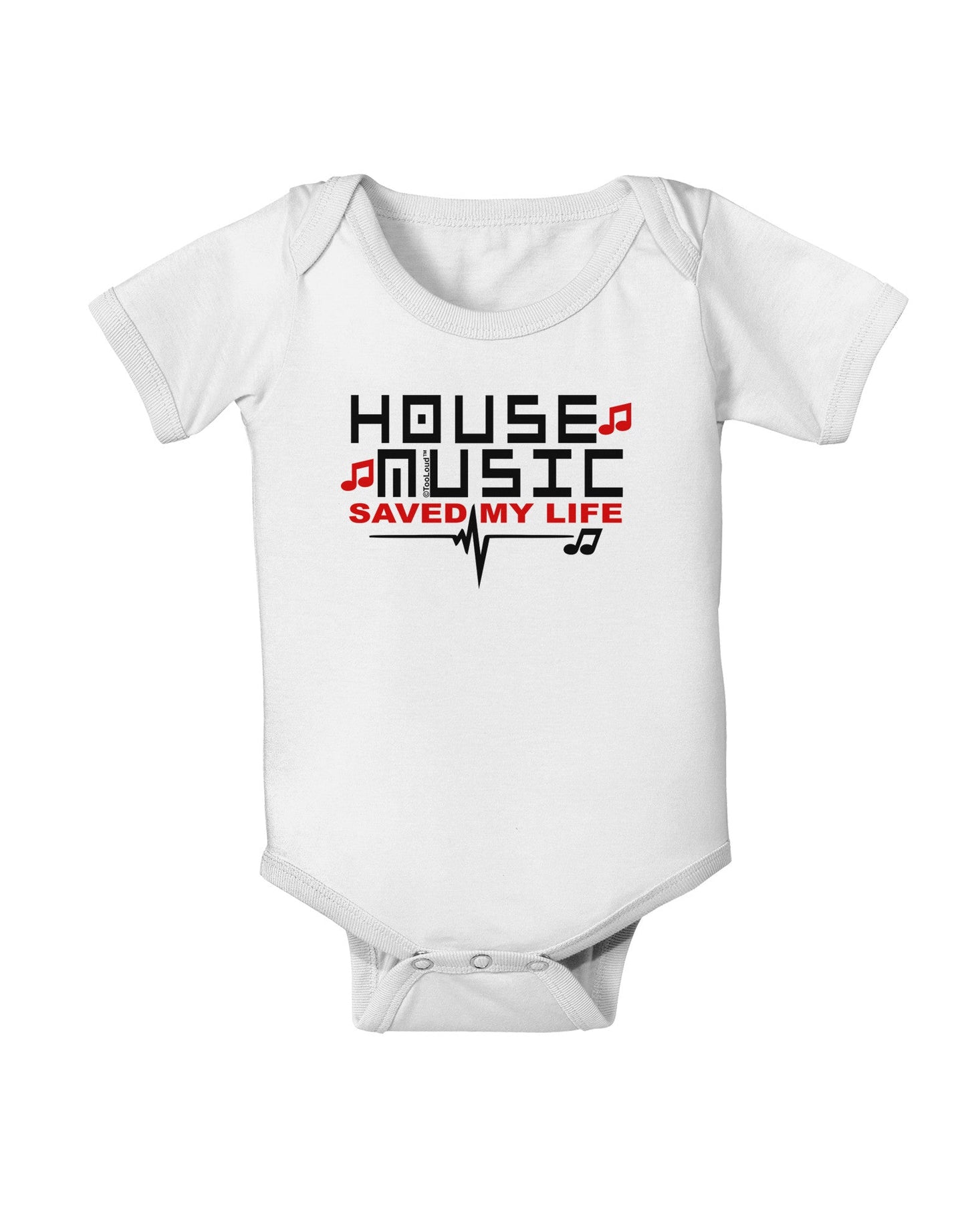 House Saved My Life Baby Romper Bodysuit-Baby Romper-TooLoud-White-06-Months-Davson Sales