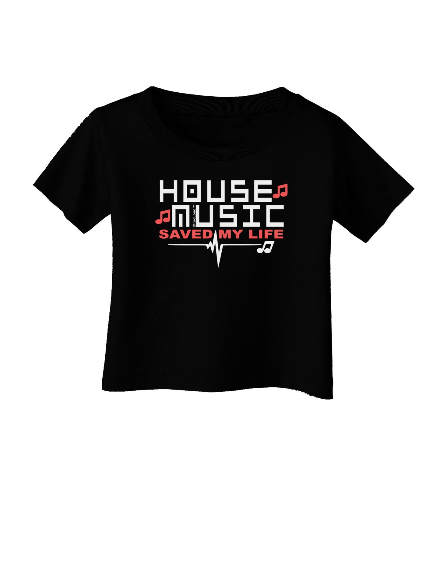 House Saved My Life Infant T-Shirt Dark-Infant T-Shirt-TooLoud-Black-06-Months-Davson Sales