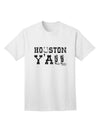 Houston Y'all - Boots - Texas Pride Adult T-Shirt by TooLoud: Showcasing Authentic Texan Spirit-Mens T-shirts-TooLoud-White-Small-Davson Sales