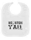 Houston Y'all - Boots - Texas Pride Baby Bib by TooLoud