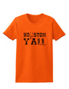 Houston Y'all - Boots - Texas Pride Womens T-Shirt by TooLoud-Womens T-Shirt-TooLoud-Orange-X-Small-Davson Sales