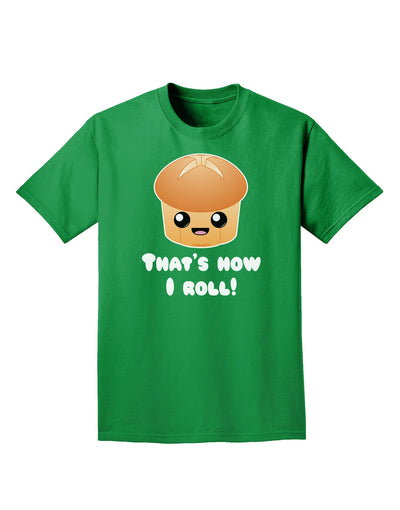 How I Roll Cute Roll Adult Dark T-Shirt-Mens T-Shirt-TooLoud-Kelly-Green-Small-Davson Sales