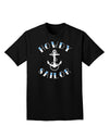 Howdy Sailor Nautical Anchor Adult Dark T-Shirt-Mens T-Shirt-TooLoud-Black-Small-Davson Sales