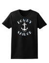 Howdy Sailor Nautical Anchor Womens Dark T-Shirt-TooLoud-Black-X-Small-Davson Sales