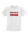 Hugs Are My Drugs Childrens T-Shirt-Childrens T-Shirt-TooLoud-White-X-Small-Davson Sales