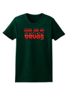 Hugs Are My Drugs Womens Dark T-Shirt-Womens T-Shirt-TooLoud-Forest-Green-Small-Davson Sales