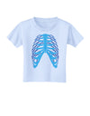 Human Blue Skeleton Bones Ribcage Toddler T-Shirt-Toddler T-Shirt-TooLoud-Light-Blue-2T-Davson Sales