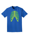 Human Green Skeleton Bones Ribcage Adult Dark T-Shirt-Mens T-Shirt-TooLoud-Royal-Blue-Small-Davson Sales