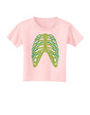 Human Green Skeleton Bones Ribcage Toddler T-Shirt-Toddler T-Shirt-TooLoud-Light-Pink-2T-Davson Sales