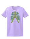 Human Green Skeleton Bones Ribcage Womens T-Shirt-Womens T-Shirt-TooLoud-Lavender-X-Small-Davson Sales