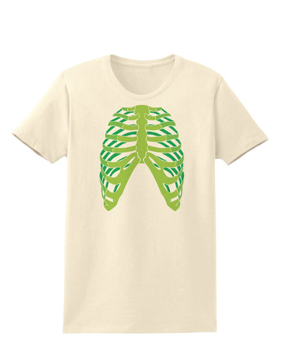 Human Green Skeleton Bones Ribcage Womens T-Shirt-Womens T-Shirt-TooLoud-Natural-X-Small-Davson Sales