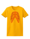 Human Pink Skeleton Bones Ribcage Womens T-Shirt-Womens T-Shirt-TooLoud-Gold-X-Small-Davson Sales