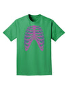 Human Purple Skeleton Bones Ribcage Adult Dark T-Shirt-Mens T-Shirt-TooLoud-Kelly-Green-Small-Davson Sales