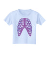 Human Purple Skeleton Bones Ribcage Toddler T-Shirt-Toddler T-Shirt-TooLoud-Light-Blue-2T-Davson Sales