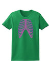 Human Purple Skeleton Bones Ribcage Womens Dark T-Shirt-TooLoud-Kelly-Green-X-Small-Davson Sales