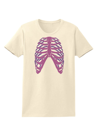 Human Purple Skeleton Bones Ribcage Womens T-Shirt-Womens T-Shirt-TooLoud-Natural-X-Small-Davson Sales