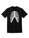 Human Skeleton Bones Ribcage Inverted Adult Dark T-Shirt-Mens T-Shirt-TooLoud-Black-Small-Davson Sales