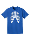 Human Skeleton Bones Ribcage Inverted Adult Dark T-Shirt-Mens T-Shirt-TooLoud-Royal-Blue-Small-Davson Sales