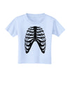 Human Skeleton Bones Ribcage Inverted Toddler T-Shirt-Toddler T-Shirt-TooLoud-Light-Blue-2T-Davson Sales