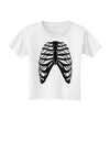 Human Skeleton Bones Ribcage Inverted Toddler T-Shirt-Toddler T-Shirt-TooLoud-White-2T-Davson Sales