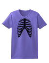 Human Skeleton Bones Ribcage Inverted Womens T-Shirt-Womens T-Shirt-TooLoud-Violet-X-Small-Davson Sales