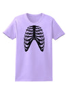 Human Skeleton Bones Ribcage Inverted Womens T-Shirt-Womens T-Shirt-TooLoud-Lavender-X-Small-Davson Sales