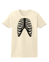 Human Skeleton Bones Ribcage Inverted Womens T-Shirt-Womens T-Shirt-TooLoud-Natural-X-Small-Davson Sales