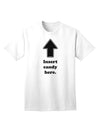 Humorous Adult T-Shirt Collection: Explore Our Assortment of Playful Candy-themed Designs-Mens T-shirts-TooLoud-White-Small-Davson Sales