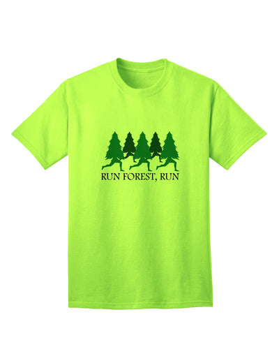 Humorous Adult T-Shirt Run Forest Run by TooLoud for Ecommerce-Mens T-shirts-TooLoud-Neon-Green-Small-Davson Sales