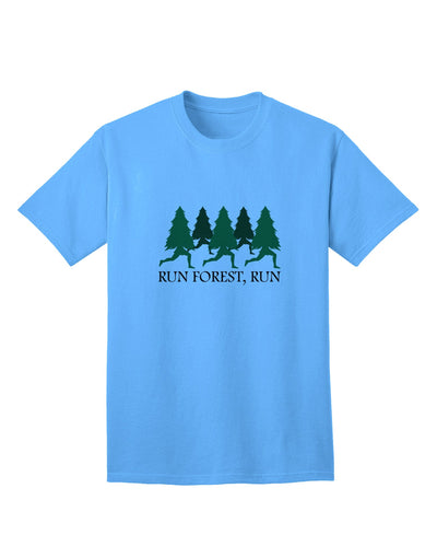 Humorous Adult T-Shirt Run Forest Run by TooLoud for Ecommerce-Mens T-shirts-TooLoud-Aquatic-Blue-Small-Davson Sales