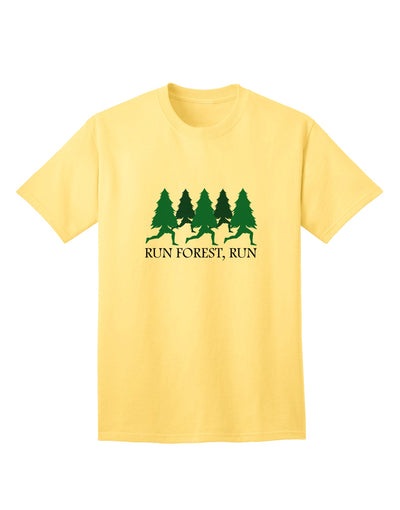 Humorous Adult T-Shirt Run Forest Run by TooLoud for Ecommerce-Mens T-shirts-TooLoud-Yellow-Small-Davson Sales