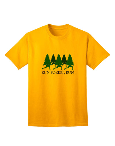 Humorous Adult T-Shirt Run Forest Run by TooLoud for Ecommerce-Mens T-shirts-TooLoud-Gold-Small-Davson Sales