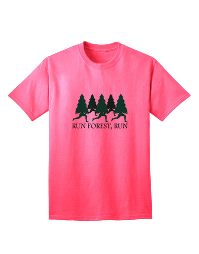 Humorous Adult T-Shirt Run Forest Run by TooLoud for Ecommerce-Mens T-shirts-TooLoud-Neon-Pink-Small-Davson Sales