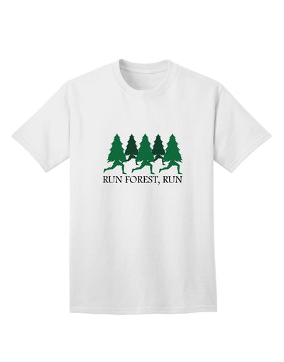 Humorous Adult T-Shirt Run Forest Run by TooLoud for Ecommerce-Mens T-shirts-TooLoud-White-Small-Davson Sales