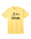 Humorous Adult T-Shirt - We Ate Your Stick Family by TooLoud-Mens T-shirts-TooLoud-Yellow-Small-Davson Sales