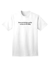 Humorous Adult T-Shirt: Witness the Expression on My Countenance-Mens T-shirts-TooLoud-White-Small-Davson Sales