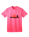 Humorous Adult T-Shirt by Morningwood Company, exclusively available at TooLoud-Mens T-shirts-TooLoud-Neon-Pink-Small-Davson Sales