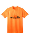 Humorous Adult T-Shirt by Morningwood Company, exclusively available at TooLoud-Mens T-shirts-TooLoud-Neon-Orange-Small-Davson Sales