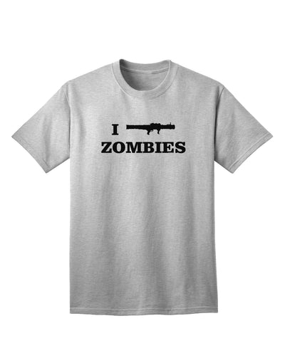 Humorous Apocalypse Adult T-Shirt - I Bazooka Zombies-Mens T-shirts-TooLoud-AshGray-Small-Davson Sales