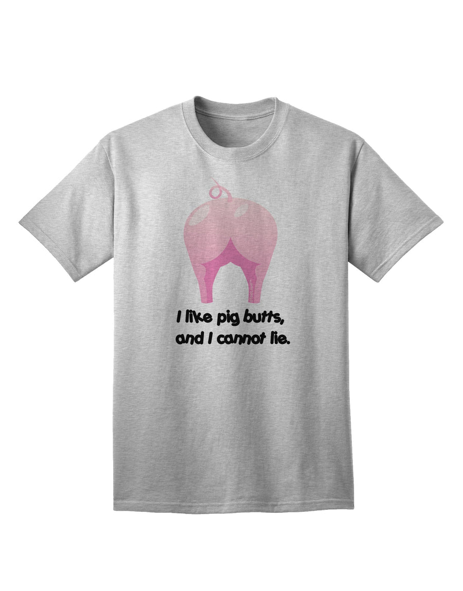 Humorous Design Adult T-Shirt - I Like Pig Butts by TooLoud-Mens T-shirts-TooLoud-White-Small-Davson Sales