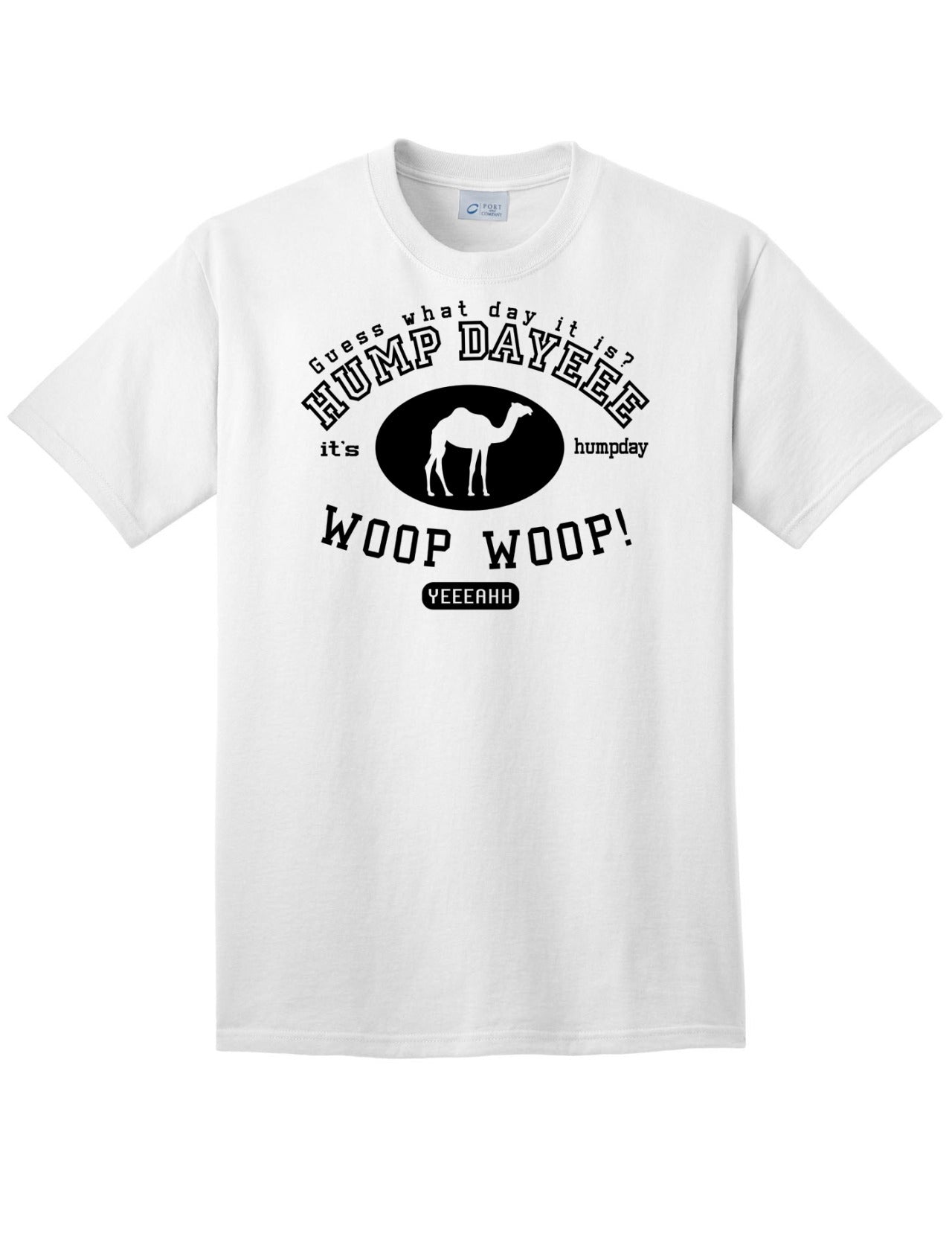 Hump Day T-shirt Camel Guess What Day It Is? Mens Tshirt-unisex t-shirt-TooLoud-WHITE-SMALL-Davson Sales