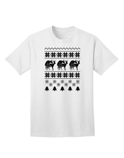 Humping Gay Reindeer Adult T-Shirt-unisex t-shirt-TooLoud-White-Small-Davson Sales