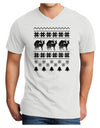 Humping Gay Reindeer Adult V-Neck T-shirt-Mens V-Neck T-Shirt-TooLoud-White-Small-Davson Sales