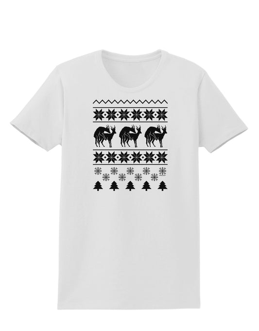 Humping Gay Reindeer Womens T-Shirt-Womens T-Shirt-TooLoud-White-X-Small-Davson Sales