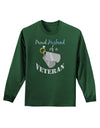 Husband of Veteran Adult Long Sleeve Dark T-Shirt-TooLoud-Dark-Green-Small-Davson Sales