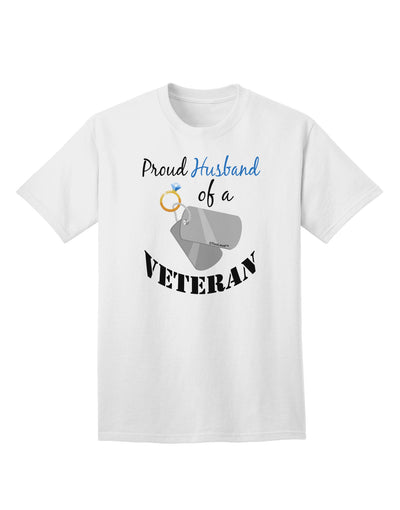 Husband of Veteran Adult T-Shirt-Mens T-Shirt-TooLoud-White-Small-Davson Sales