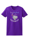 Husband of Veteran Womens Dark T-Shirt-TooLoud-Purple-X-Small-Davson Sales