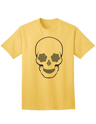 Hypno Skull Unisex Adult Mens and Womens T-Shirt-Womens T-Shirt-TooLoud-Yellow-Small-Davson Sales