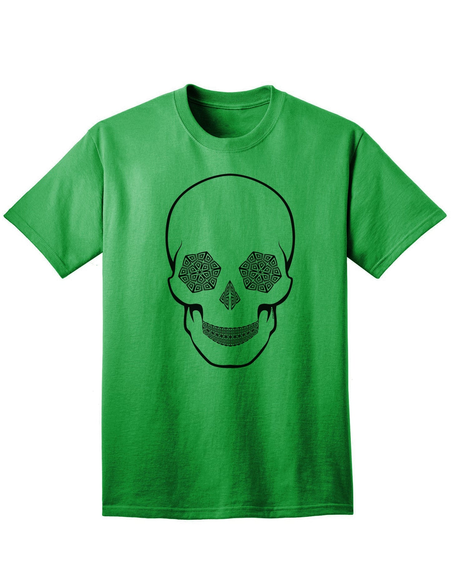 Hypno Skull Unisex Adult Mens and Womens T-Shirt-Womens T-Shirt-TooLoud-Kelly Green-Small-Davson Sales